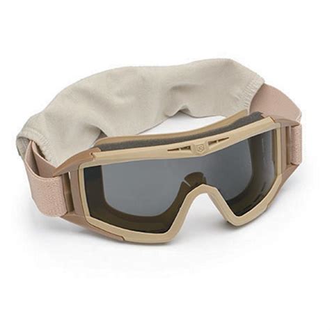 revisions desert locust™ military goggle basic smoke lens 125296 military eyewear at