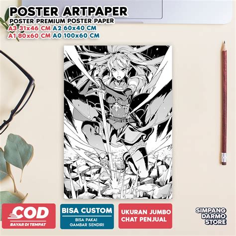 Jual Toko Poster Darmo Store Poster Skeleton Knight In Another World