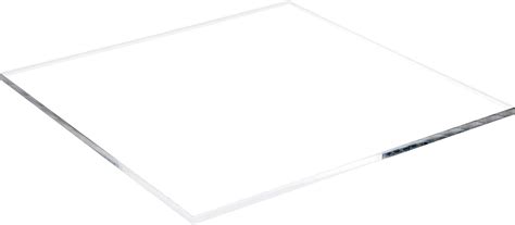 Plymor Clear Acrylic Square Polished Edge Display Base 9