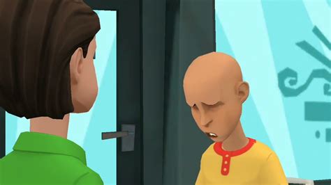 Caillou Steals His Dads Car To Go To Gamestopgrounded Youtube