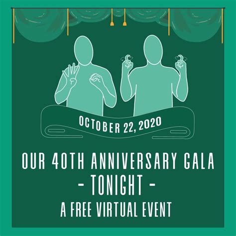 Ny Deaf Theatre 40th Gala Livestream Today At 500 Pdt Deaf