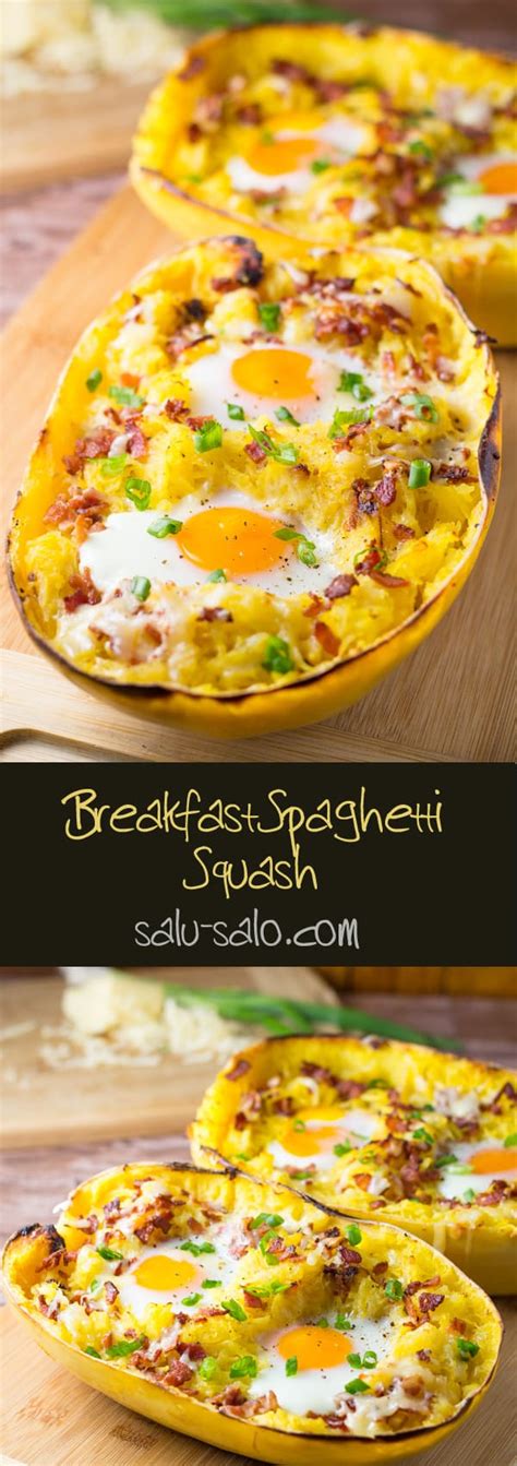 Breakfast Spaghetti Squash Salu Salo Recipes