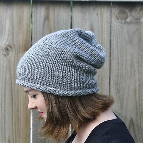 Simple Slouch Hat She Makes Hats