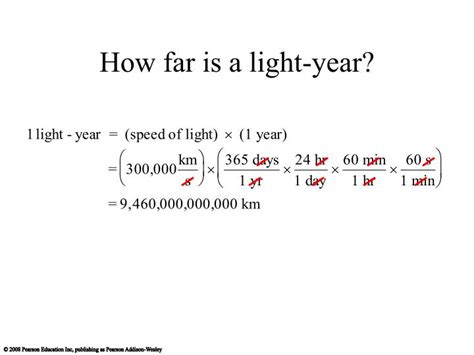 A light year is a way of measuring distance just like inch, meter, kilometer or mile. PPT - Chapter 1 Our Place in the Universe PowerPoint ...