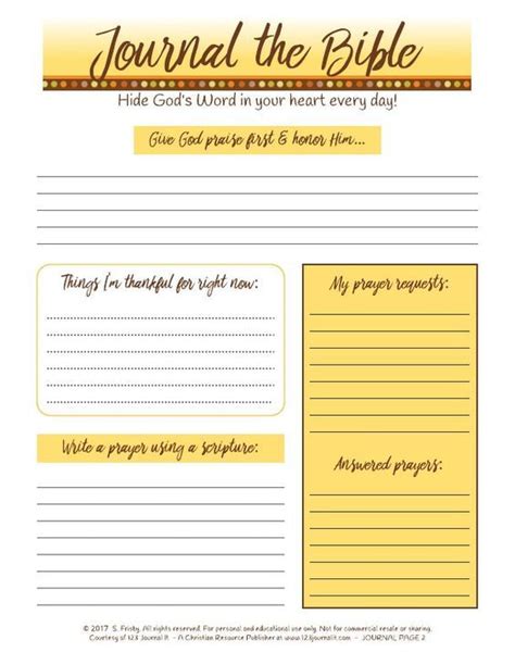 15 Free Bible Journaling Printables And Templates 2022