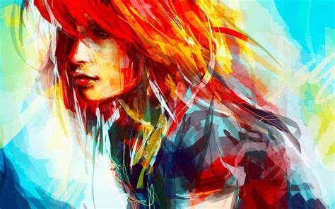 2560x1600 Women Redhead Face Alicexz Painting Artwork Portrait