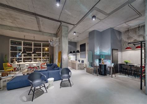 A Modern Office Space That Looks Like An Urban Loft
