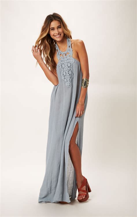 Jens Pirate Booty Casablanca Gown In Gray Hazegrey Lyst