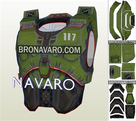 Halo Master Chief Armor Template Master Chief Cosplay Master Chief