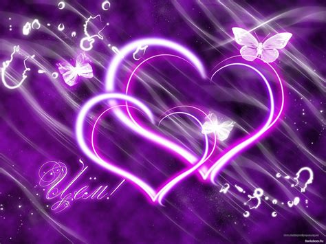 Purple Heart Wallpaper Raisa Template