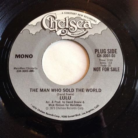 lulu the man who sold the world vinyl 7 45 rpm single mispress promo stereo mono