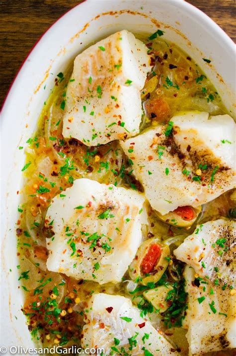 Roasted Cod With Capers And Spanish Olives