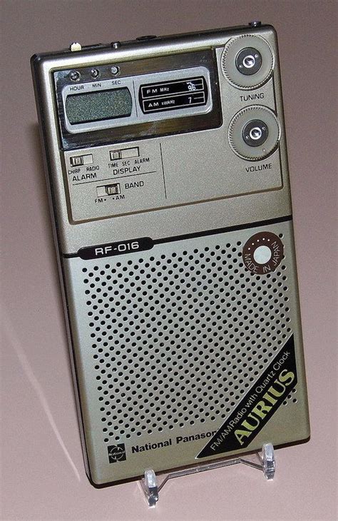 Vintage Panasonic Mr Thin Pocket Radio Model Rf 016 Am Fm Bands With