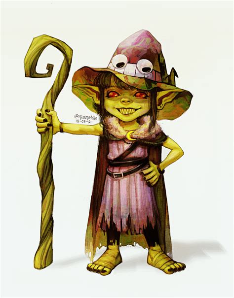 [oc][art] ursula the goblin r dnd