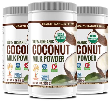 Introducing Health Ranger Select Organic Coconut Milk Powder