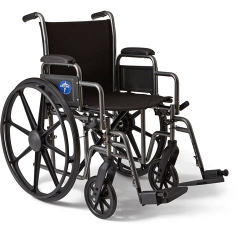 Medline K3 Basic Lightweight Wheelchair 18 Wide Seat Desk Length