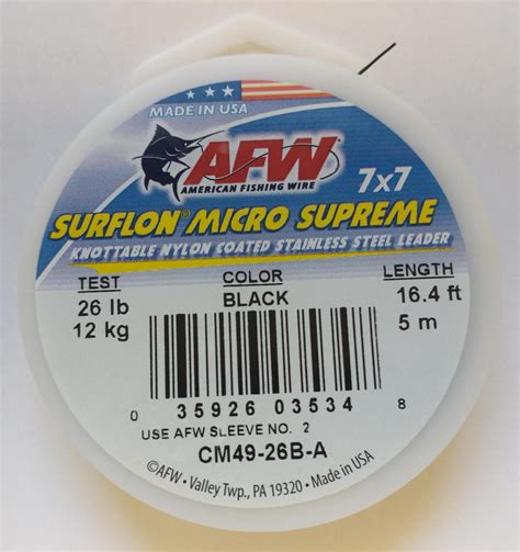 Afw Surflon Micro Supreme 7x7 Perukemateriaali 18kg Kalastusväline