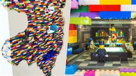 Amazing Lego Wall Installation Chatty Buddha