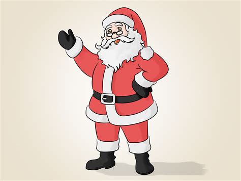 How To Draw Santa Claus 14 Steps With Pictures Wikihow