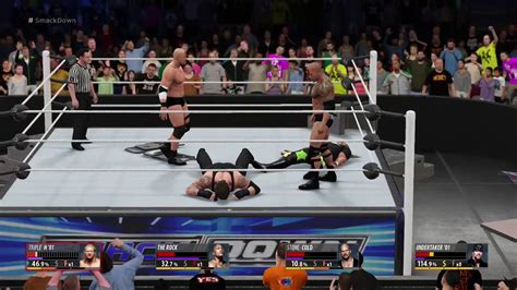 Fatal Way Extreme Rules Stone Cold Vs Triple H Vs Rock Vs