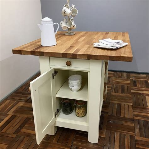 Freestanding Kitchen Island With Double Breakfast Bar In 2020
