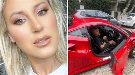 Roxy Jacenkos 420k Ferrari After Smashing Luxury Car Nt News