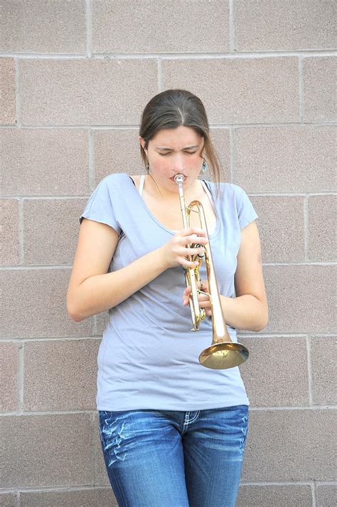 Female Trumpet Player Photograph By Oscar Williams Fine Art America