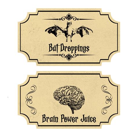 15 Best Vintage Halloween Printable Labels Blank Pdf For Free At Printablee