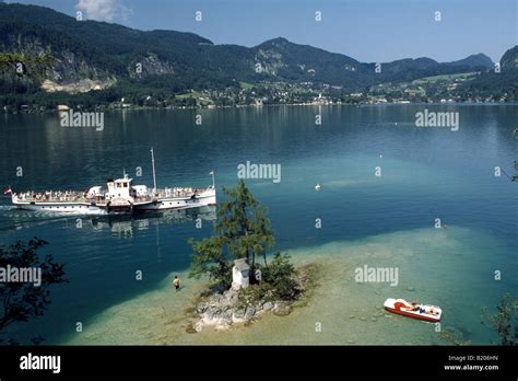 Lake Wolfgangsee Salzkammergut Austria Stock Photo Alamy
