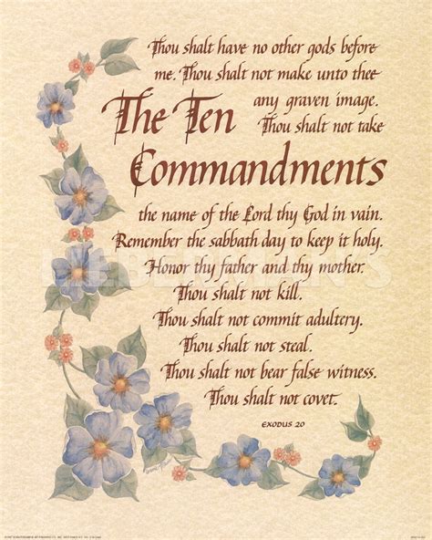 I also made a 10 commandments printable to go along with it. The Ten Commandments art print at CheapArtPrints.com
