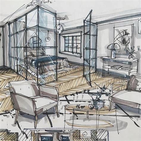 Pin By Julia Greniuk On Perspektywy Interior Architecture Drawing