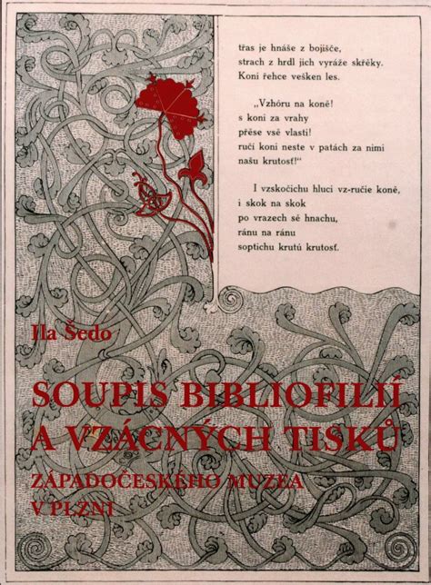 Kniha Soupis Bibliofilií A Vzácných Tisků Západočeského Muzea V