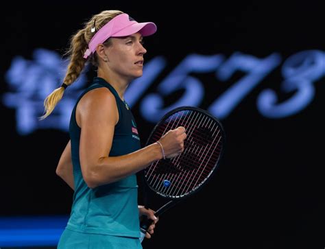 Who recently won the 32 years old professional tennis player, angelique kerber has an estimated net worth of $30. ANGELIQUE KERBER at 2019 Australian Open at Melbourne Park 01/18/2019 - HawtCelebs
