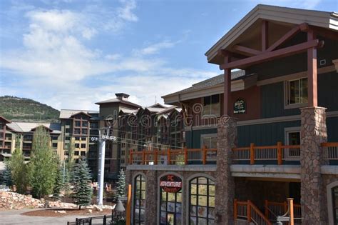 Canyons Village At Park City In Utah Editorial Photography Image Of