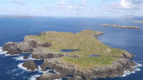 Deserted Irish Island With An Old Monastery Up For Sale