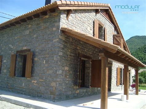 Cuando uno piensa en casas rusticas prefabricadas, te imaginas el clásico refugio, pero estas estilos de las casas rusticas prefabricadas. Casas prefabricadas rústicas - Modular