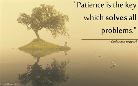 Patience Is The Key Which Solves All Problems Patience Quotes Patience Motivation
