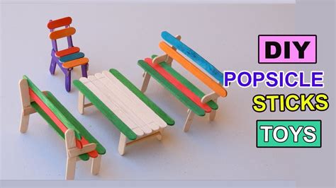 Diy Popsicle Sticks Toys How To Make Furniture Backyard Crafts