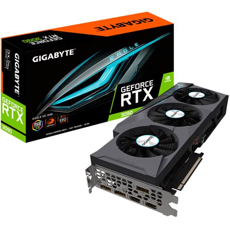 Placa De Vídeo Gigabyte Geforce Rtx 3090 Eagle Oc 24g 24gb Gddr6x