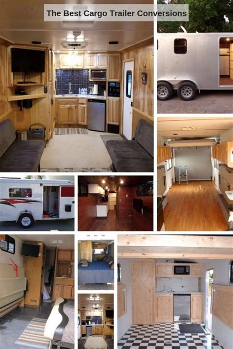 The Inside Of An Rv With Wood Paneling And Black And White Checkered Floor