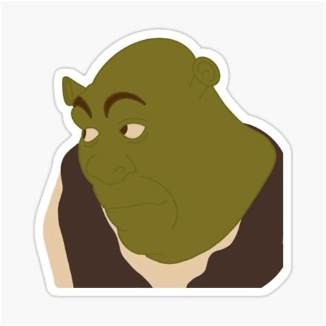 Shrek Sticker By Hannahskoala Redbubble