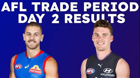 AFL TRADE PERIOD DAY 2 RESULTS YouTube