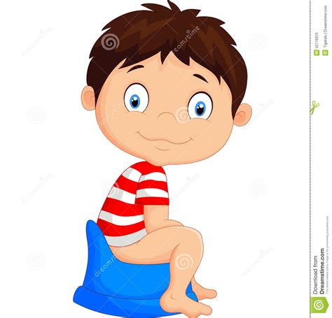 There are two types of when camels use their stored fat, their hump will diminish. Cartoon Boy Sitting On The Potty Stock Vector ...
