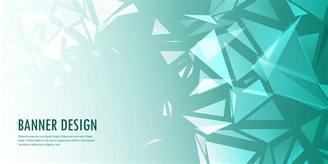 Abstract Low Poly Banner Design 563089 Vector Art At Vecteezy