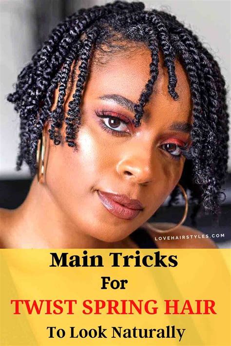How To Spring Twist Hair Pro Advice To Keep Your Natural Hair Healthy Shiny Short Hair