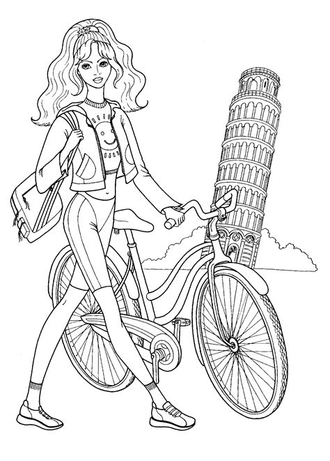 Free Fashion Coloring Pages For Girls Printable Download Free Fashion