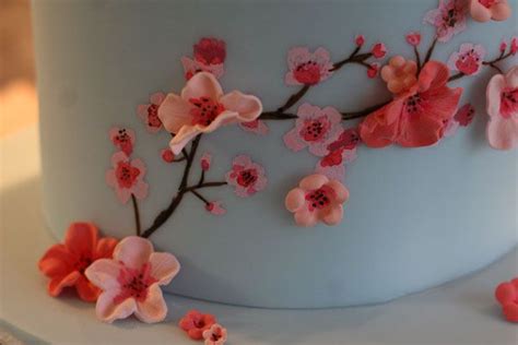 How To Make Cherry Blossoms On Cake Moneting It Mcgreevy Cakes In