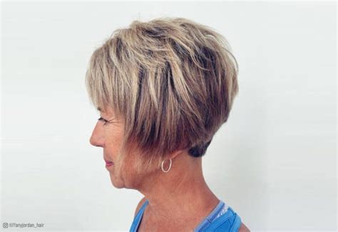 41 Easy And Stylish Short Bobs With Bangs For Women Over 60