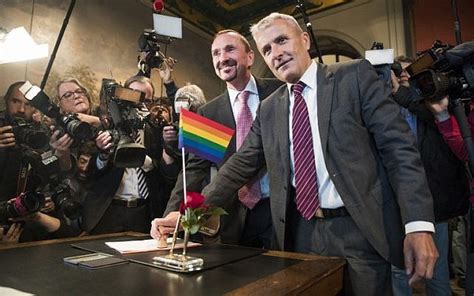 Germany Celebrates First Gay Marriages The Times Of Israel