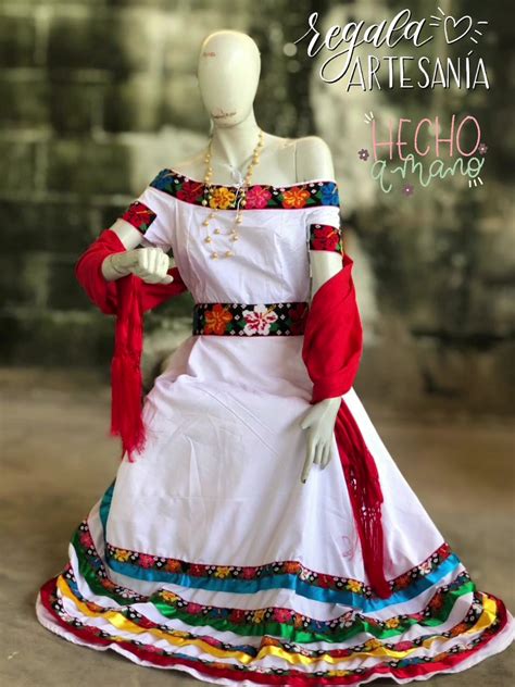 🤩🤩hermoso Traje Típico De Gala Blanco Tabasqueño🌺🌺 ♦️blusa Tabasqueña Tela Popelina ♦️cintura